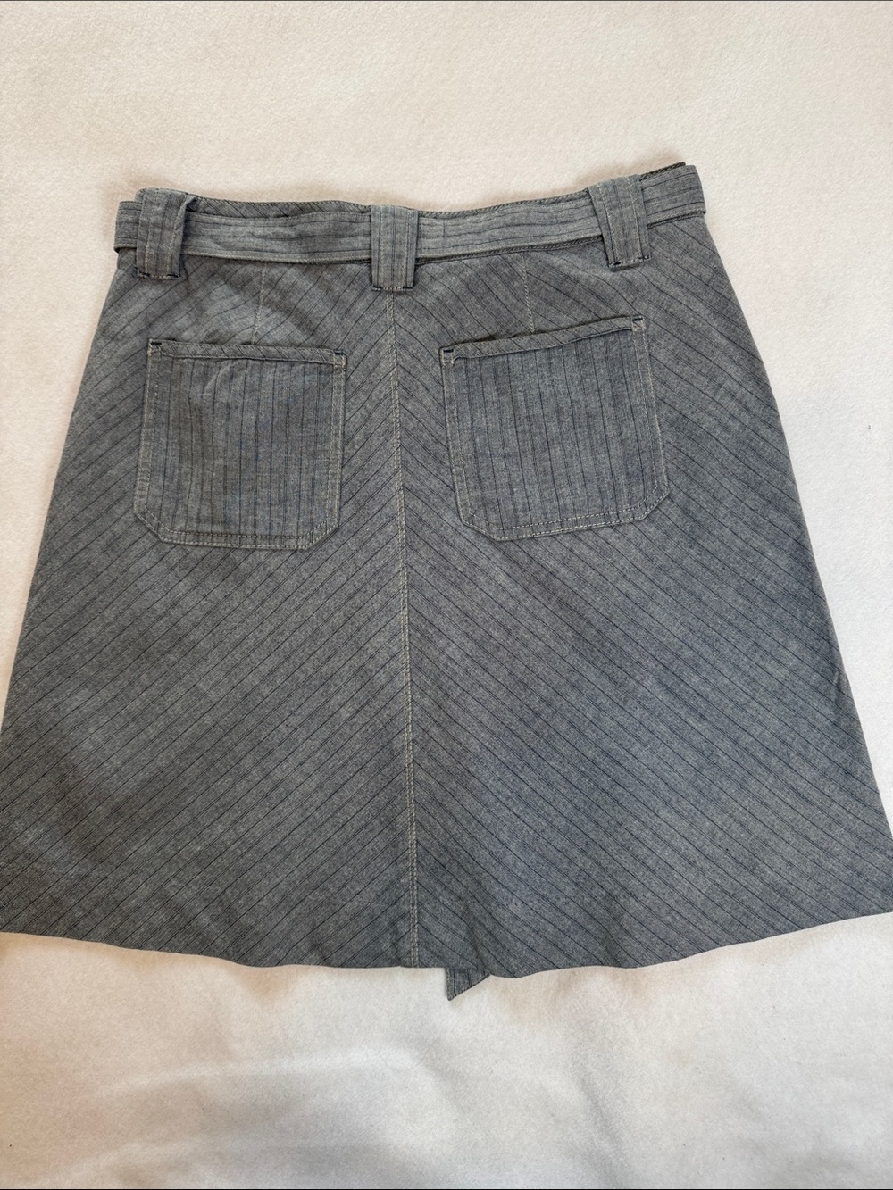 Gap Limited Edition Denim A-Line Belted Skirt – XS - Picture 6 of 9
